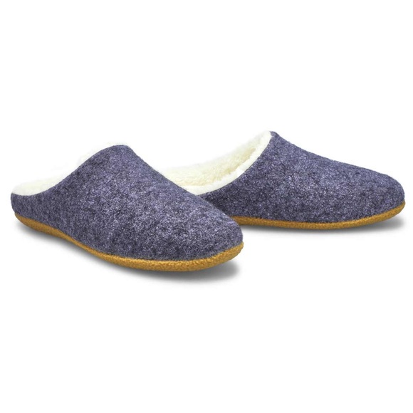 softmoc Shoes - Softmoc Saturn 3 Purple Wool Slippers